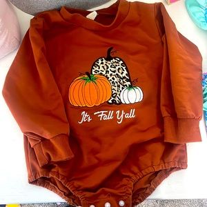 Fall Bubble onesie!